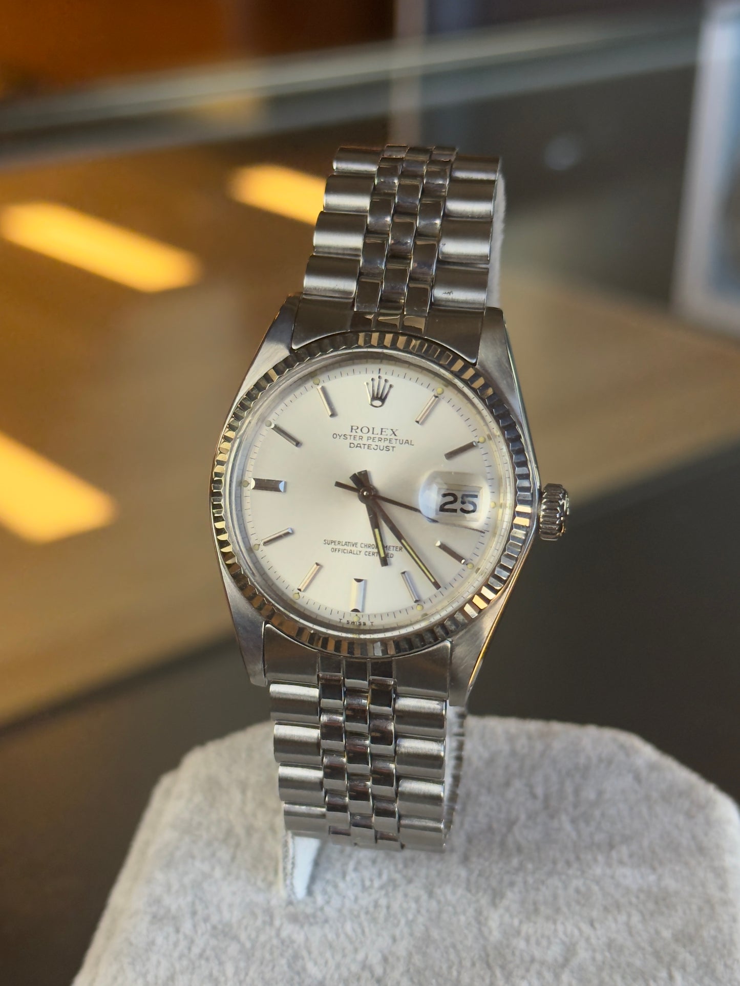 Rolex Datejust 36 1601 Silver Pie Pan Dial (1973) Pre Owned