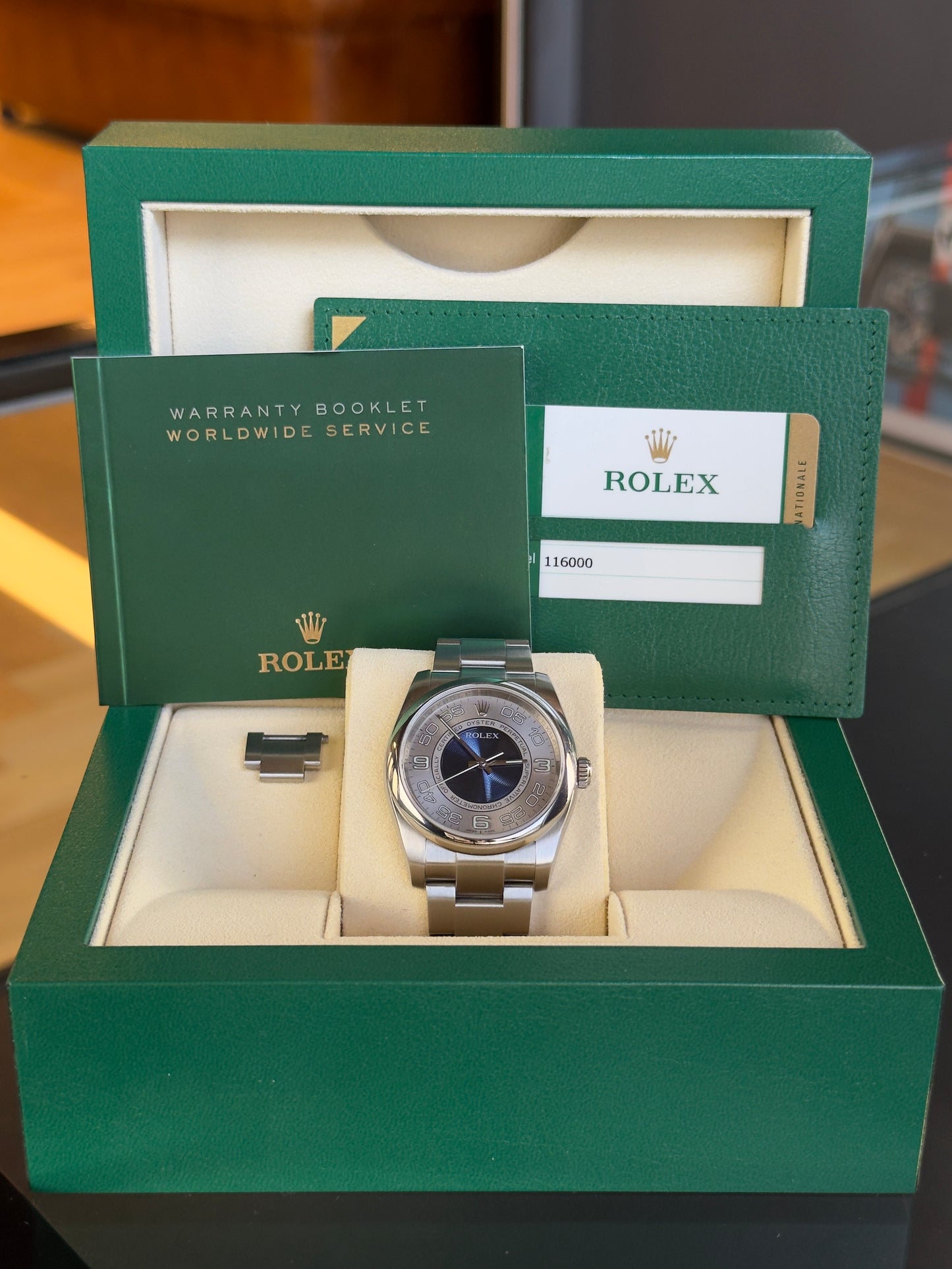 Rolex Oyster Perpetual 116000 Concentric Dial (2015) Pre Owned