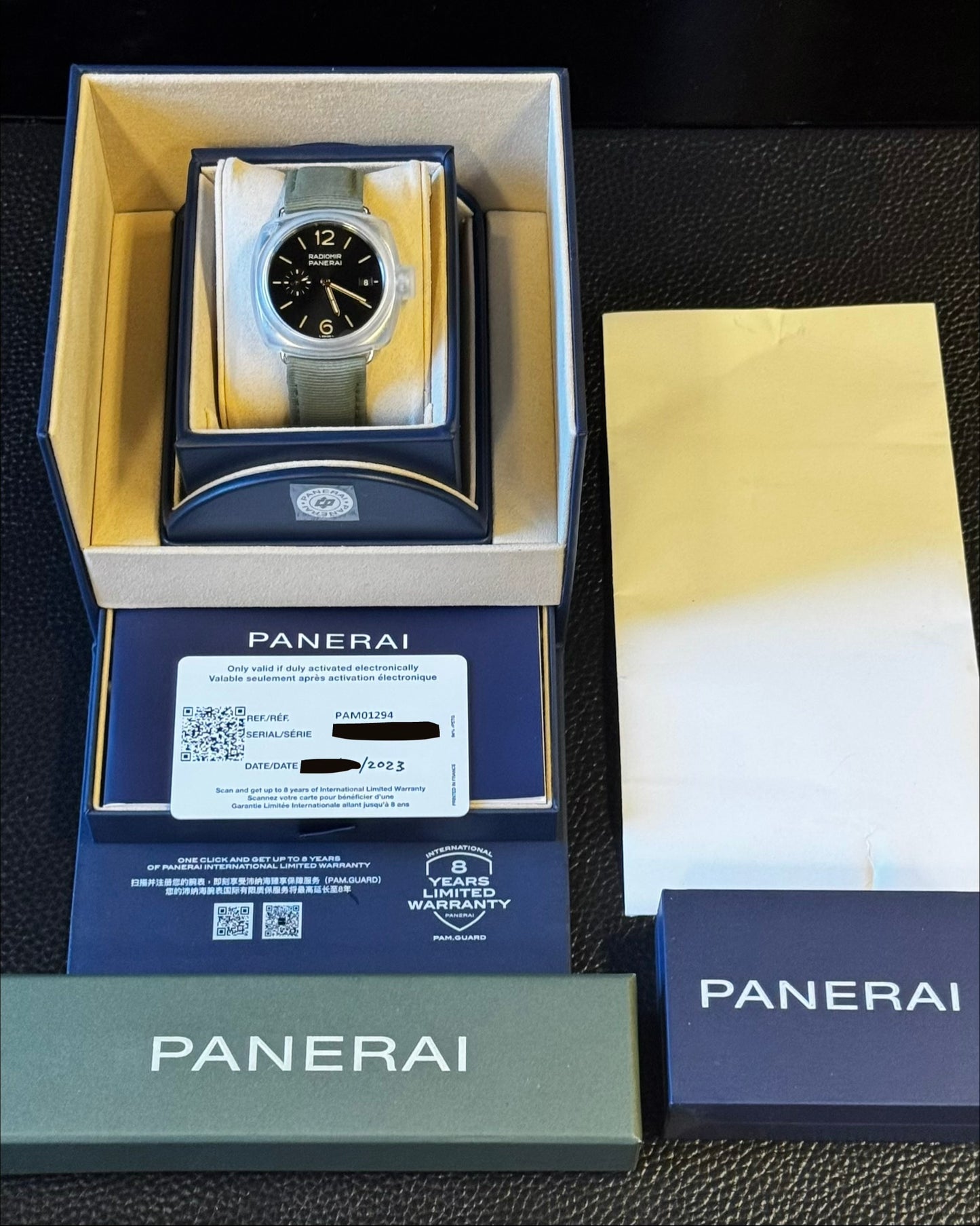 Panerai Radiomir Quaranta (2023) Full Set Pre Owned