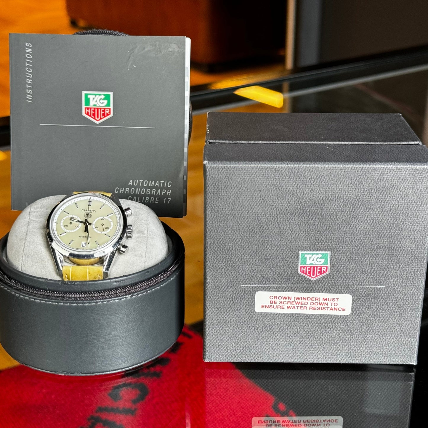 Tag Heuer Carrera Calibre 17 Mother of Pearl Dial Pre Owned
