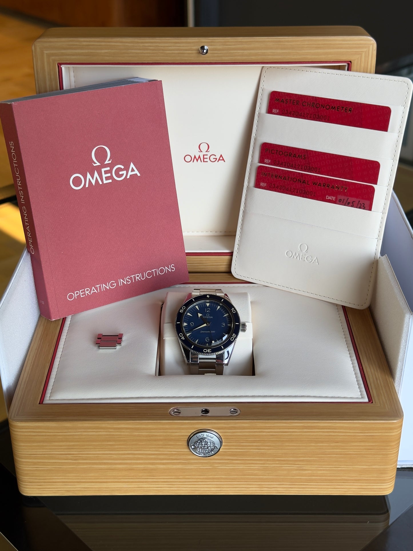 Omega Seamaster 300 Blue Dial 234.30.41.21.03.001 Pre Owned