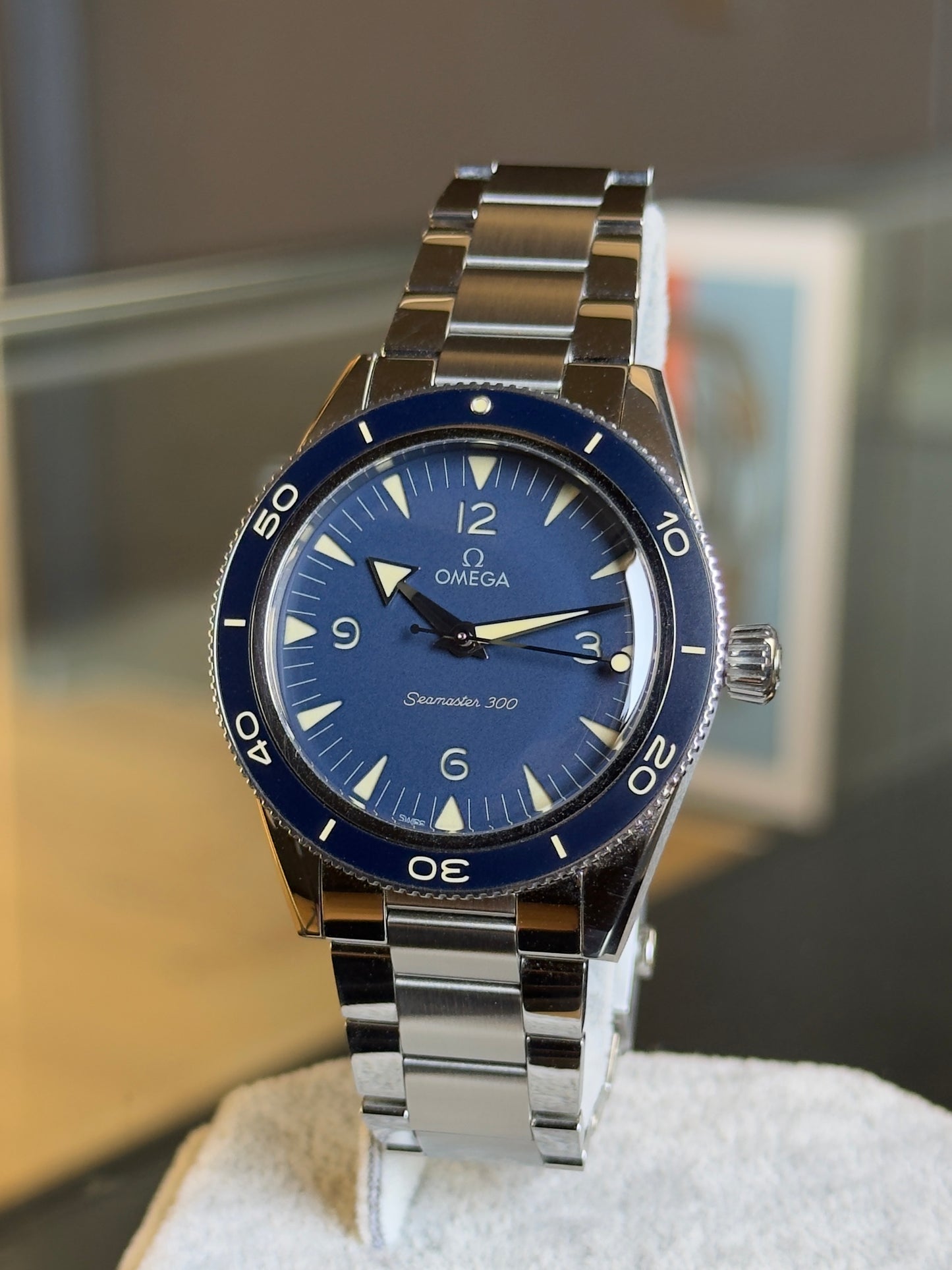 Omega Seamaster 300 Blue Dial 234.30.41.21.03.001 Pre Owned