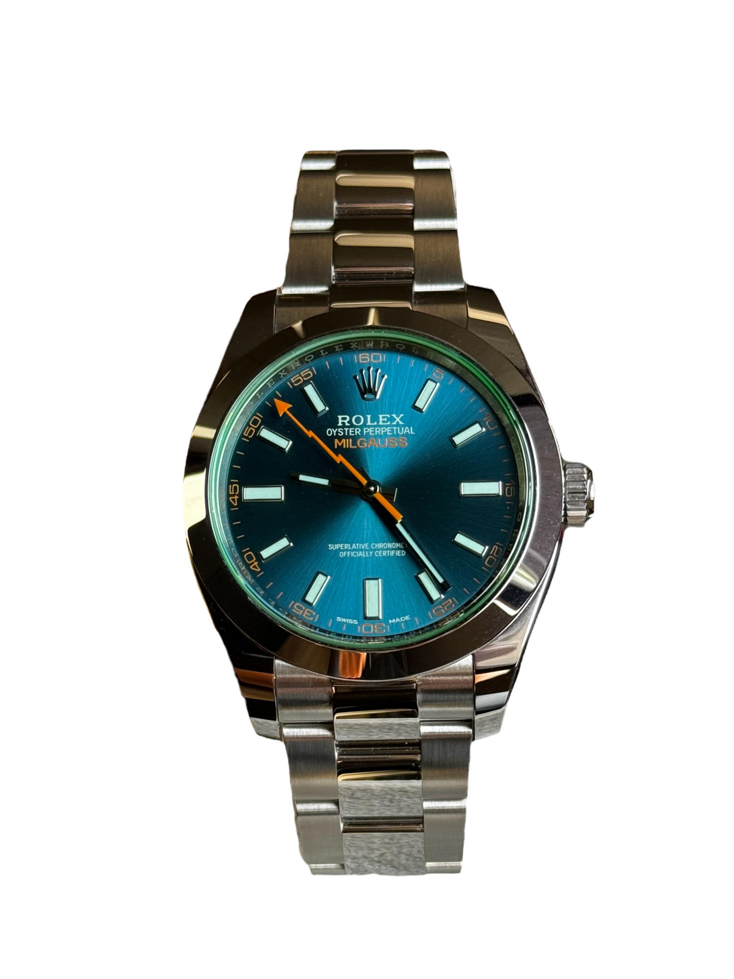 Rolex Milgauss Z blue 116400GV Brand New