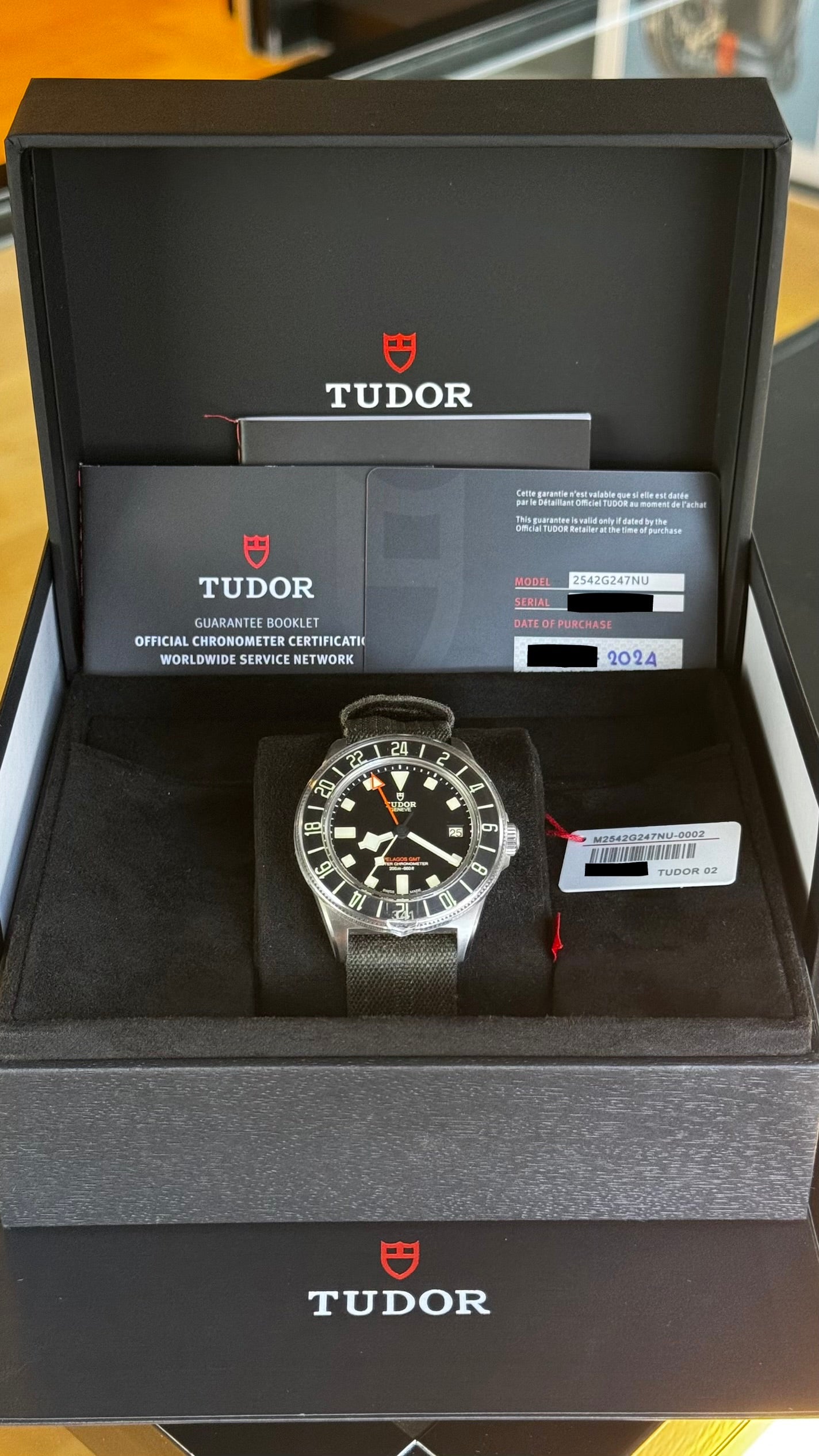 Tudor Pelagos FXD GMT Black Dial (2024) Full Set Pre Owned