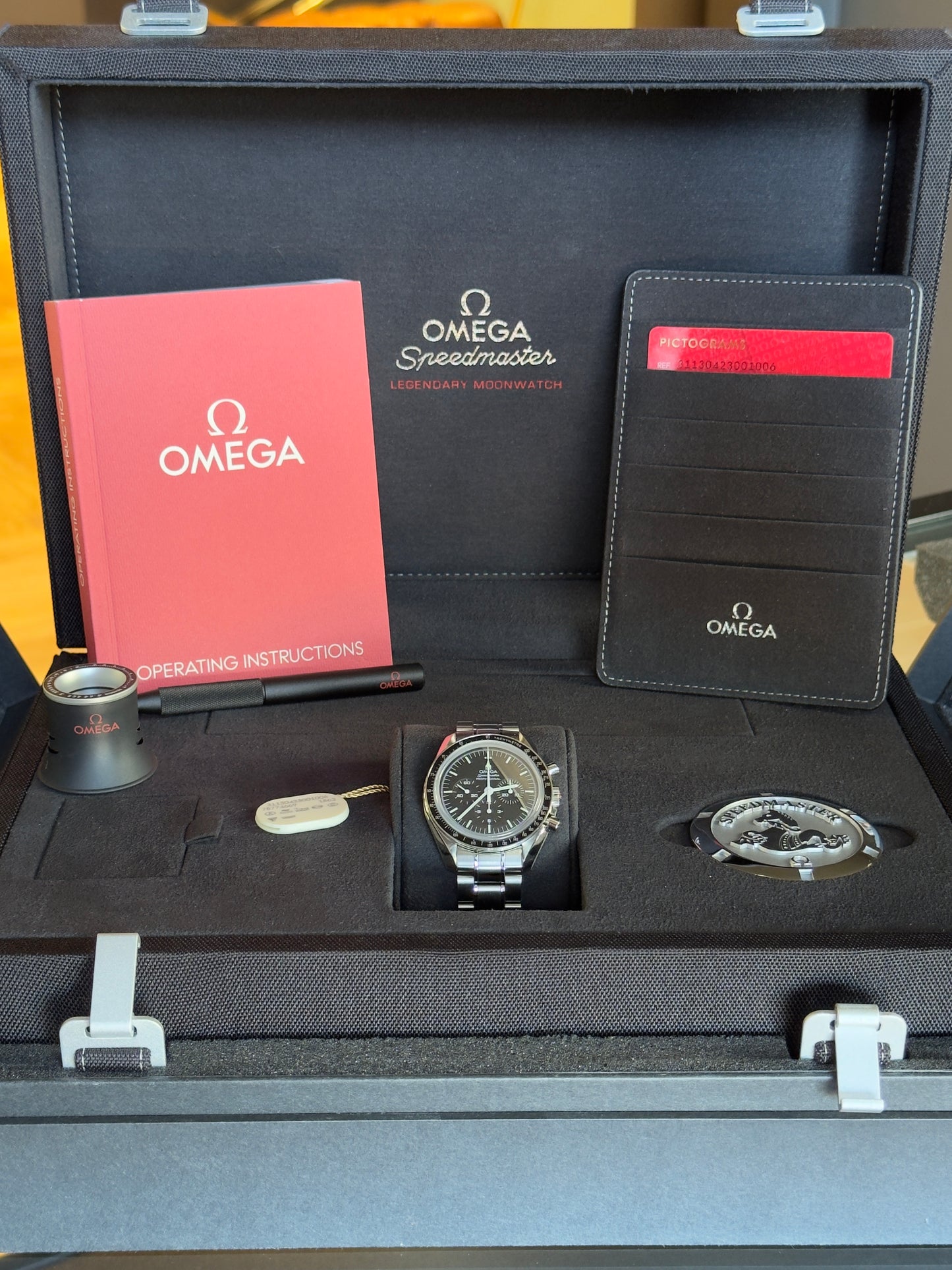 Omega Speedmaster Professional Moonwatch Sapphire Sandwich Pre Owned