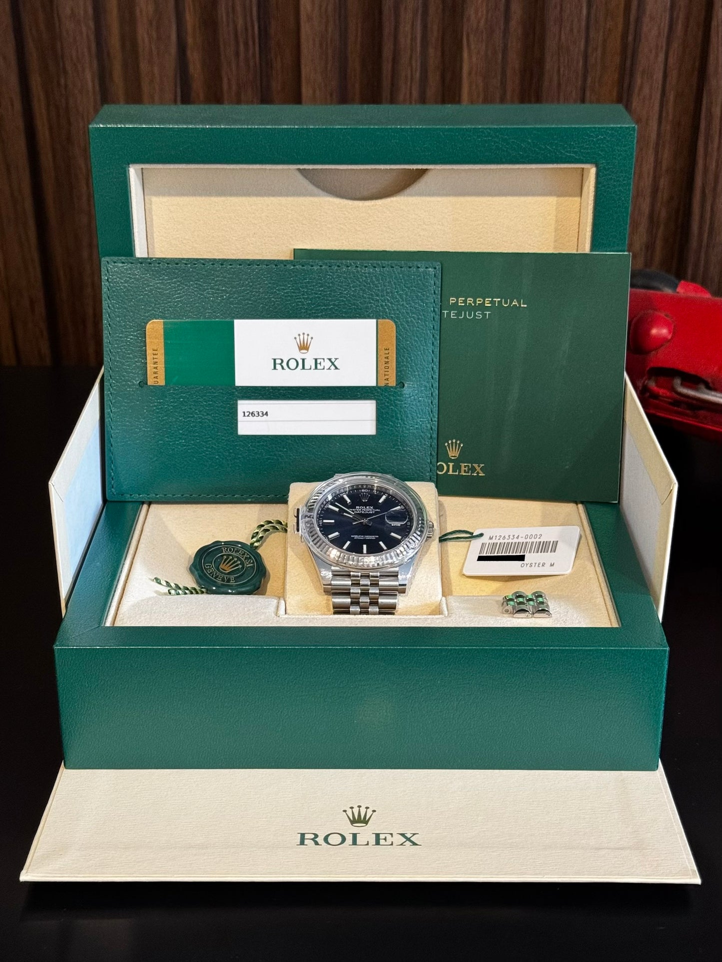 Rolex Datejust 41 126334 Blue Dial (2017) Full Set Pre Owned