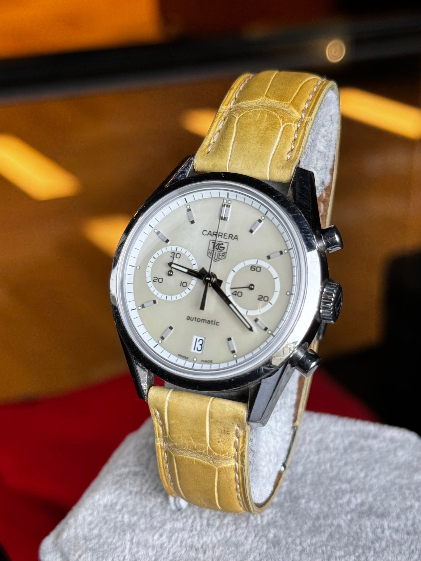 Tag Heuer Carrera Calibre 17 Mother of Pearl Dial Pre Owned