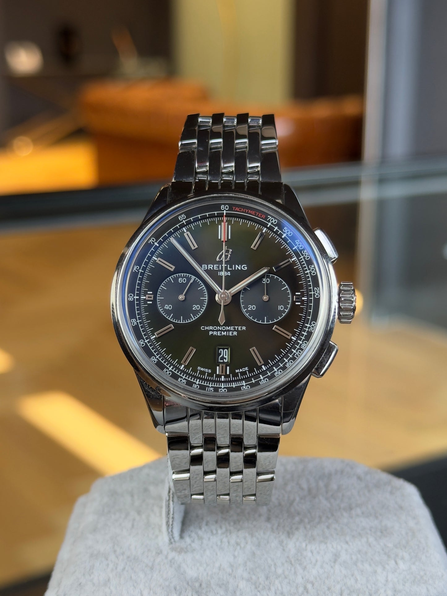 Breitling Premier B01 Chrono Bentley Green Dial (2019) Pre Owned
