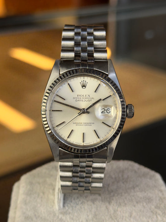 Rolex Datejust 36 16014 Silver Dial Pre Owned