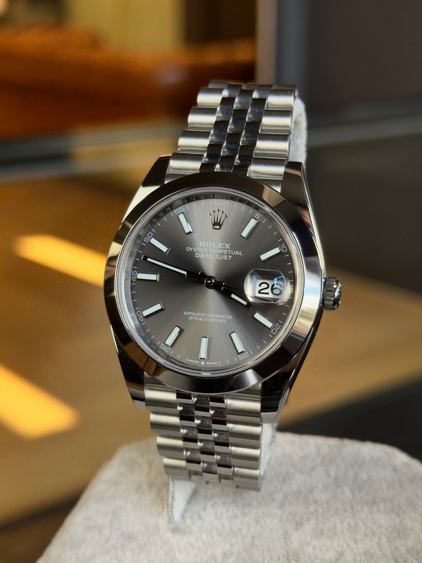 Rolex Datejust 41 126300 Grey Dial (2023) Full Set Pre Owned