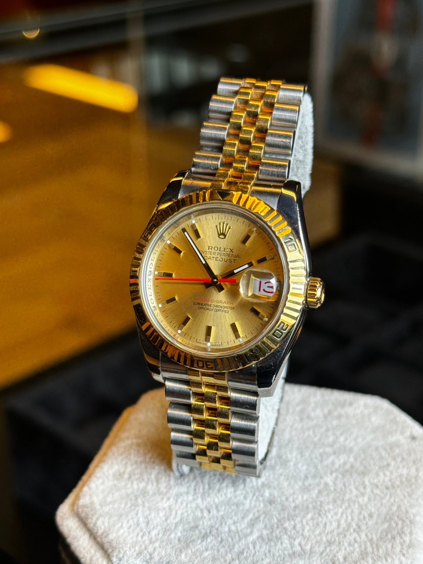 Rolex Datejust Turn O Graph 116263 Pre Owned
