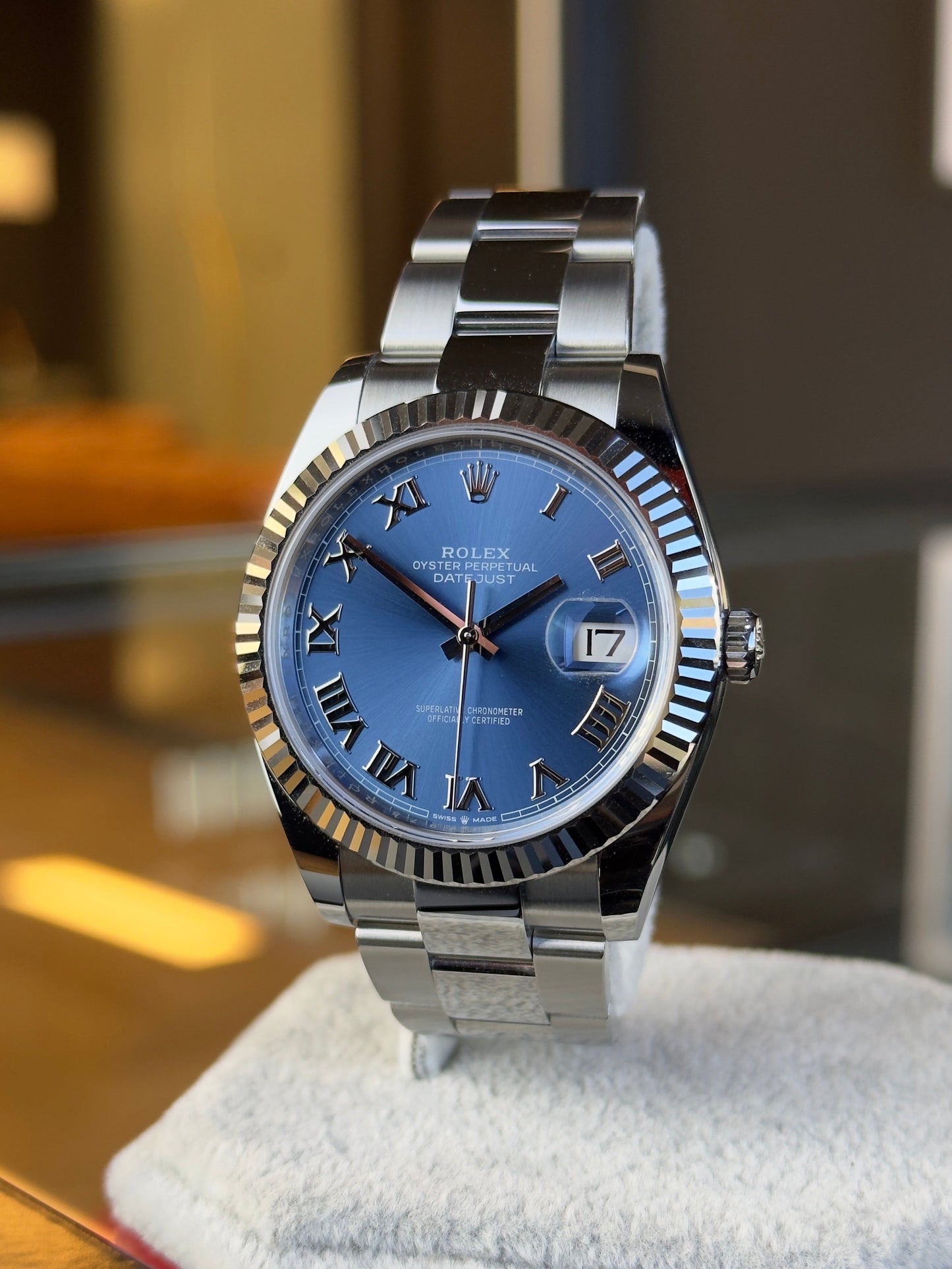 Rolex Datejust 41 126334 Azzurro Blue Dial Pre Owned