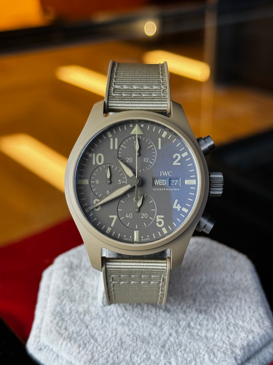 IWC Pilot Chronograph Top Gun Mojave Desert IW389402 Brand New