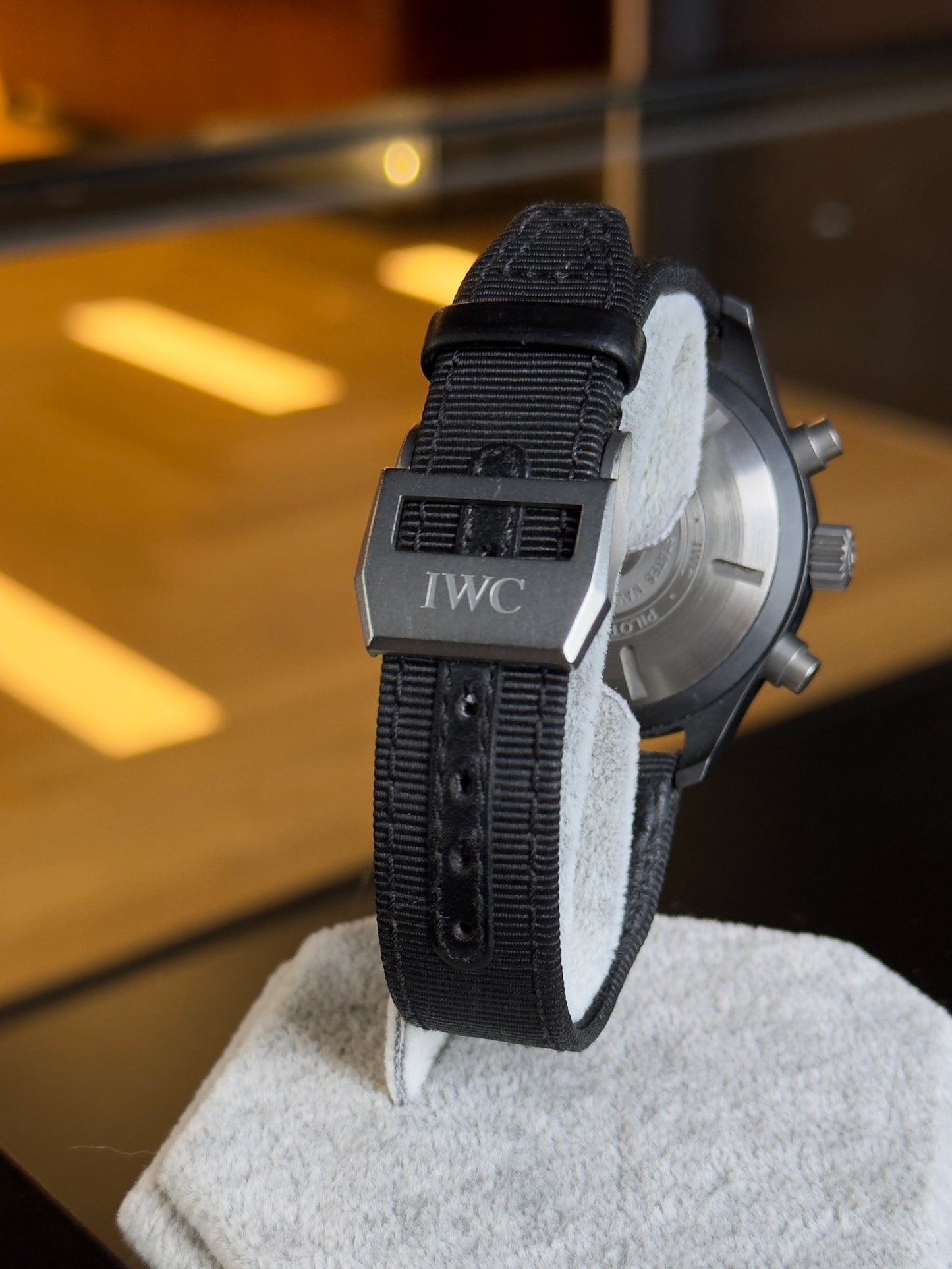 IWC Pilot Chronograph Top Gun Black Ceramic IW389101 Pre Owned