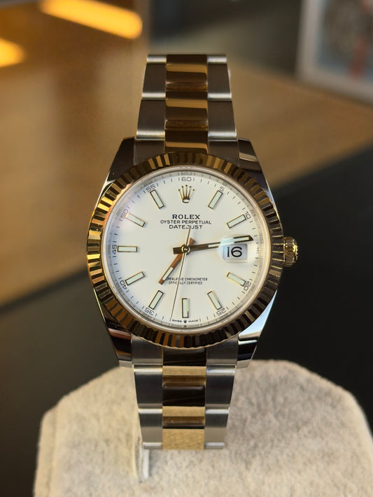 Rolex Datejust 41 126333 White Dial (2023) Full Set Pre Owned