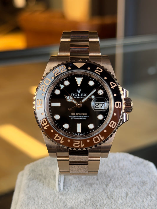 Rolex GMT Master II 126715CHNR Rootbeer Pre Owned