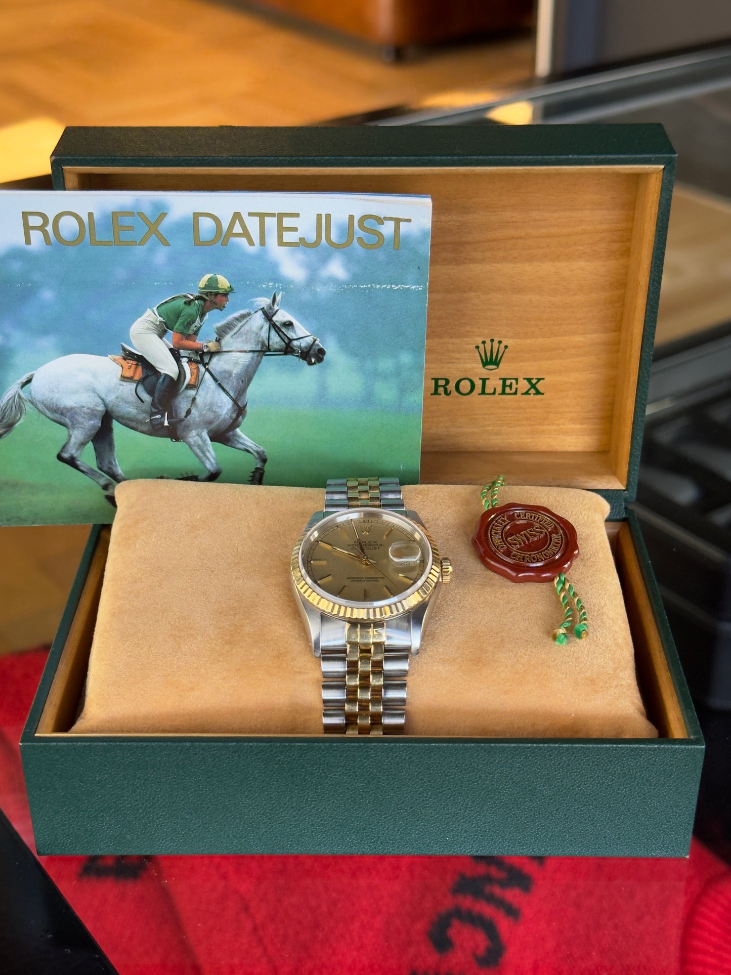 Rolex Datejust 36 16233 Champagne Linen Dial (1990) Fully Serviced Pre Owned