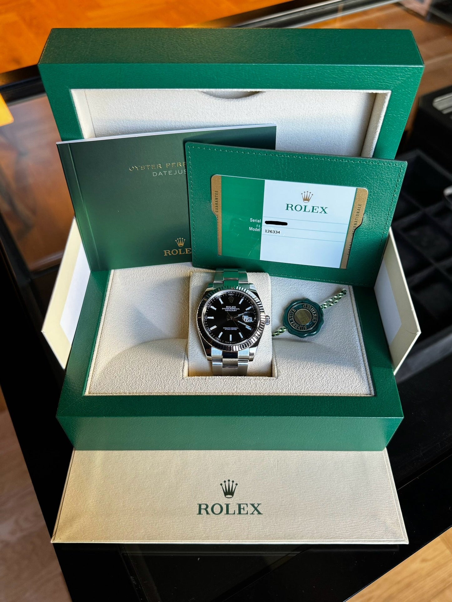 Rolex Datejust 41 126334 Black Dial Pre Owned