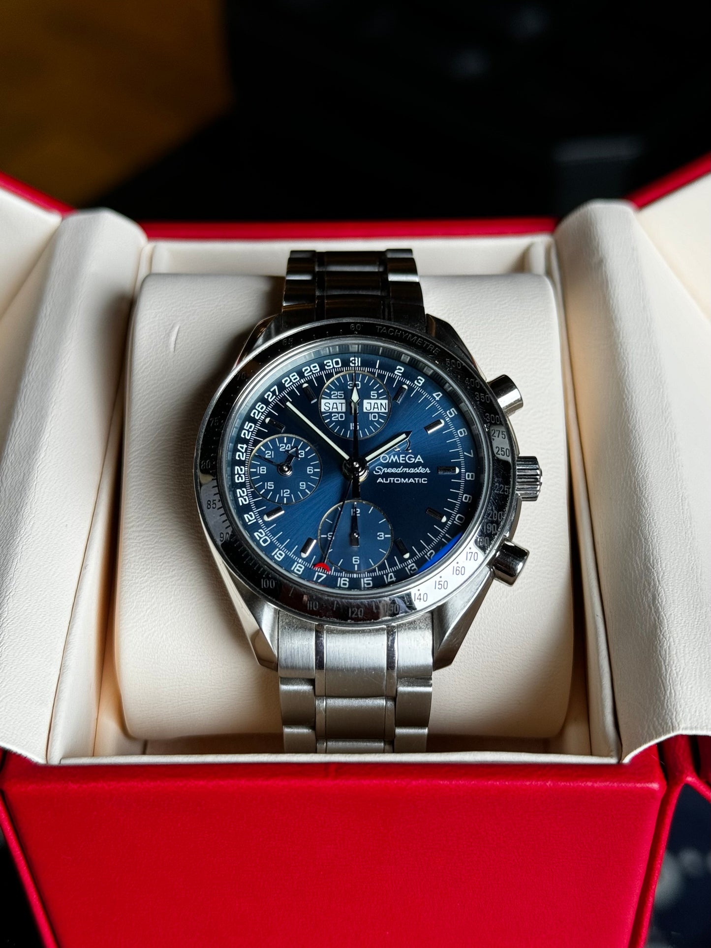 Omega Speedmaster Triple Date 3523.80 Pre Owned