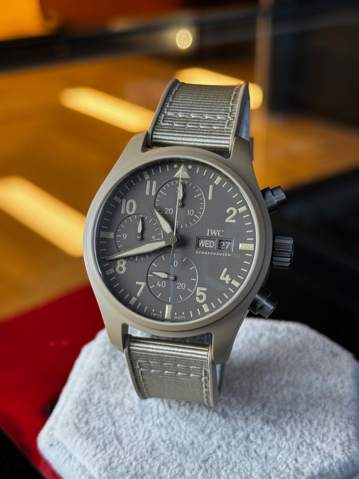 IWC Pilot Chronograph Top Gun Mojave Desert IW389402 Brand New