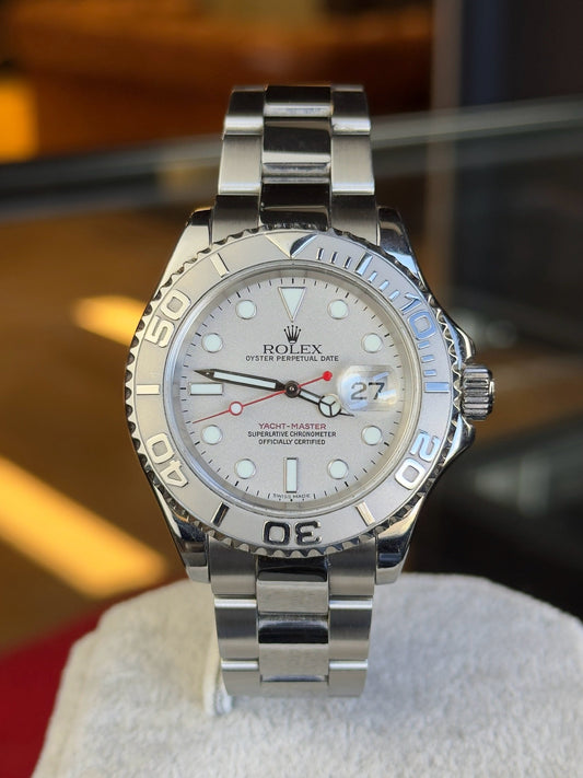 Rolex Yachtmaster 40 16622 Silver Dial Pre Owned