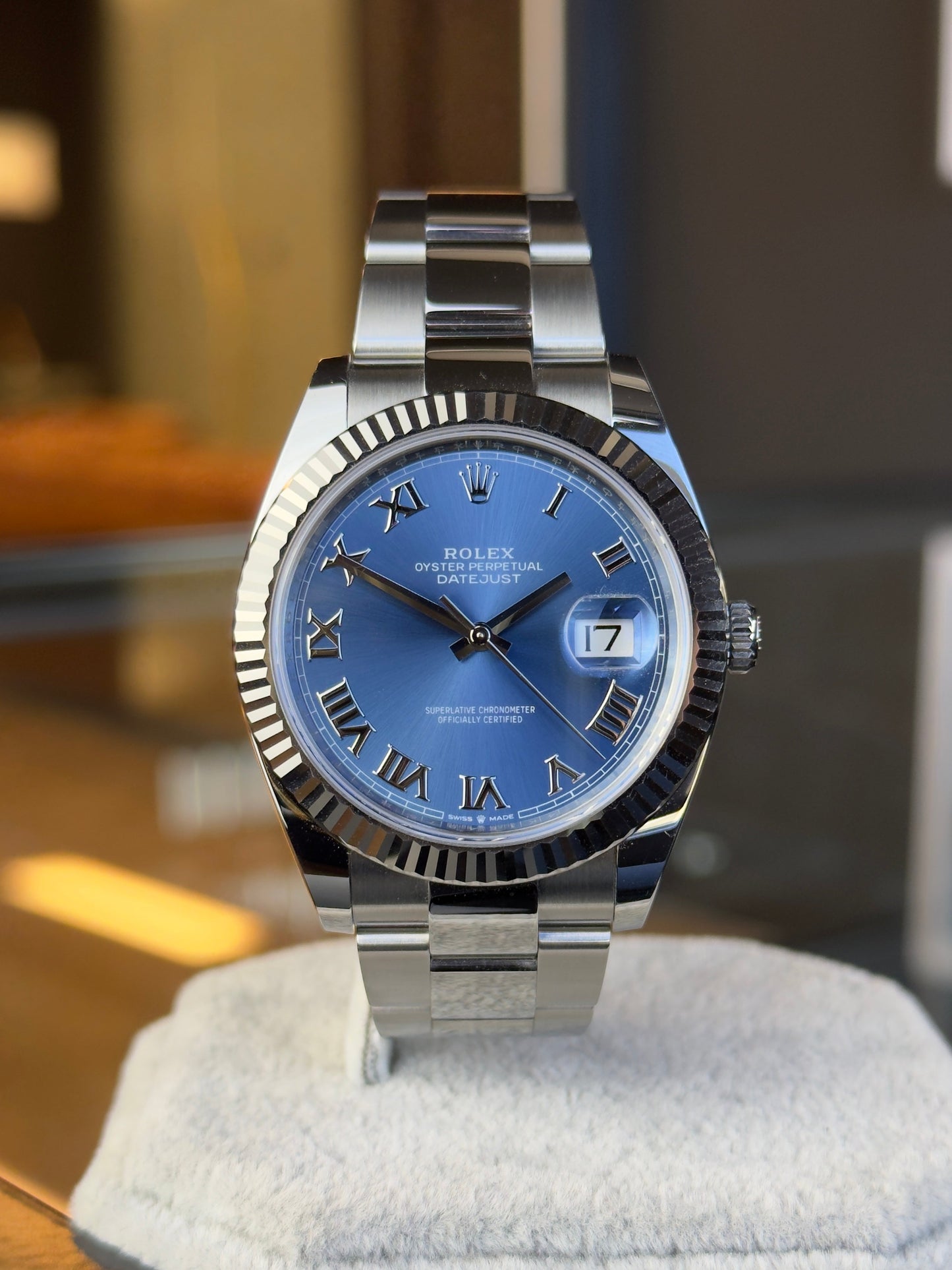 Rolex Datejust 41 126334 Azzurro Blue Dial Pre Owned