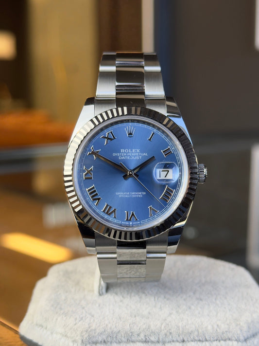 Rolex Datejust 41 126334 Azzurro Blue Dial Pre Owned