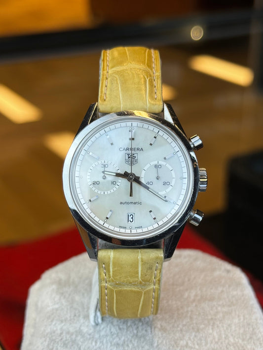 Tag Heuer Carrera Calibre 17 Mother of Pearl Dial Pre Owned