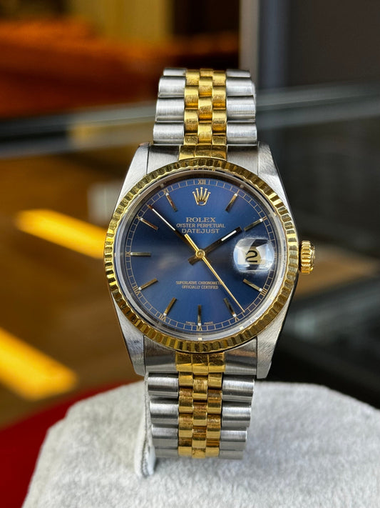 Rolex Datejust 36 16233 Blue Dial Pre Owned