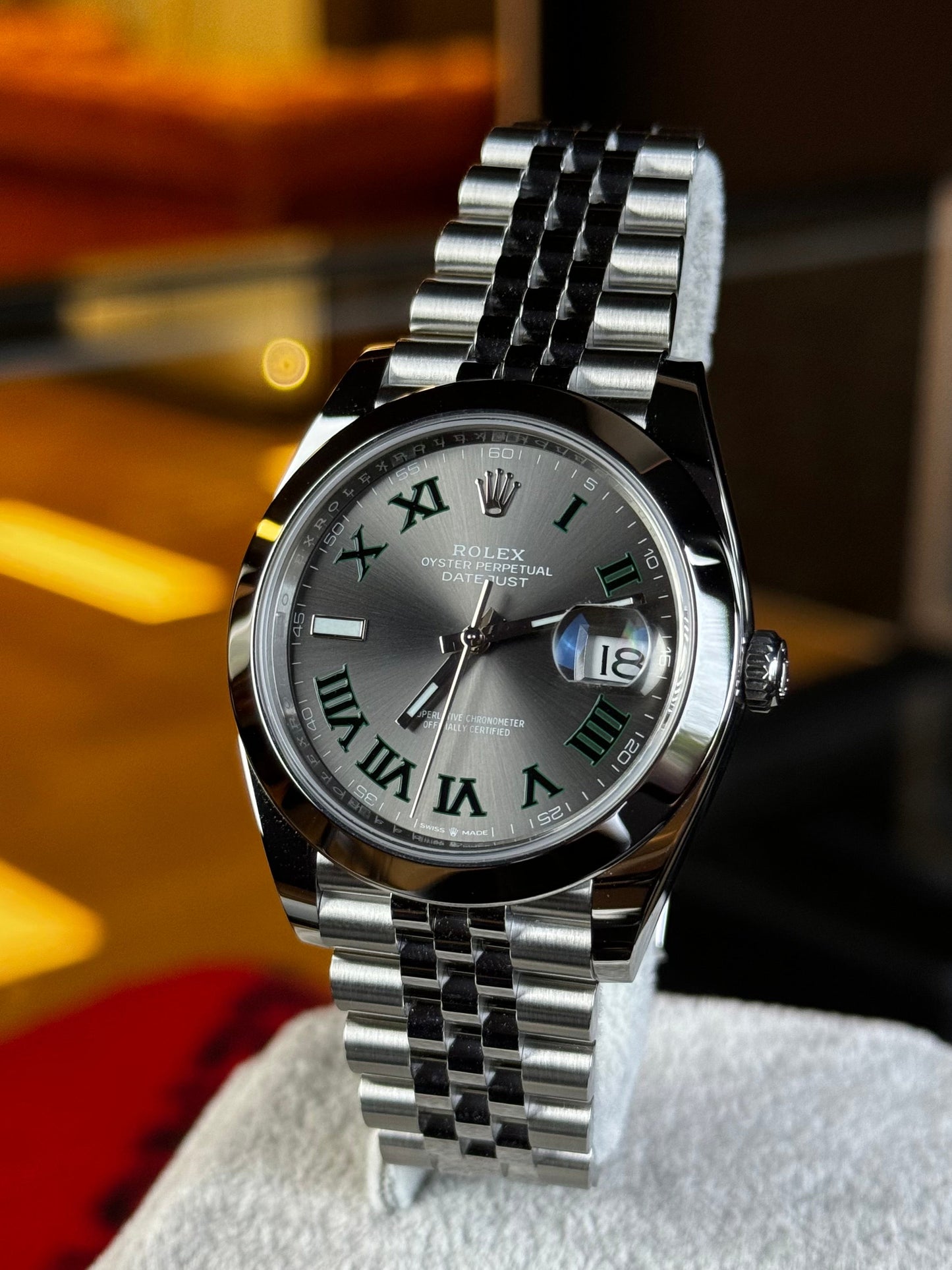 Rolex Datejust 41 126300 Wimbledon Dial Brand New