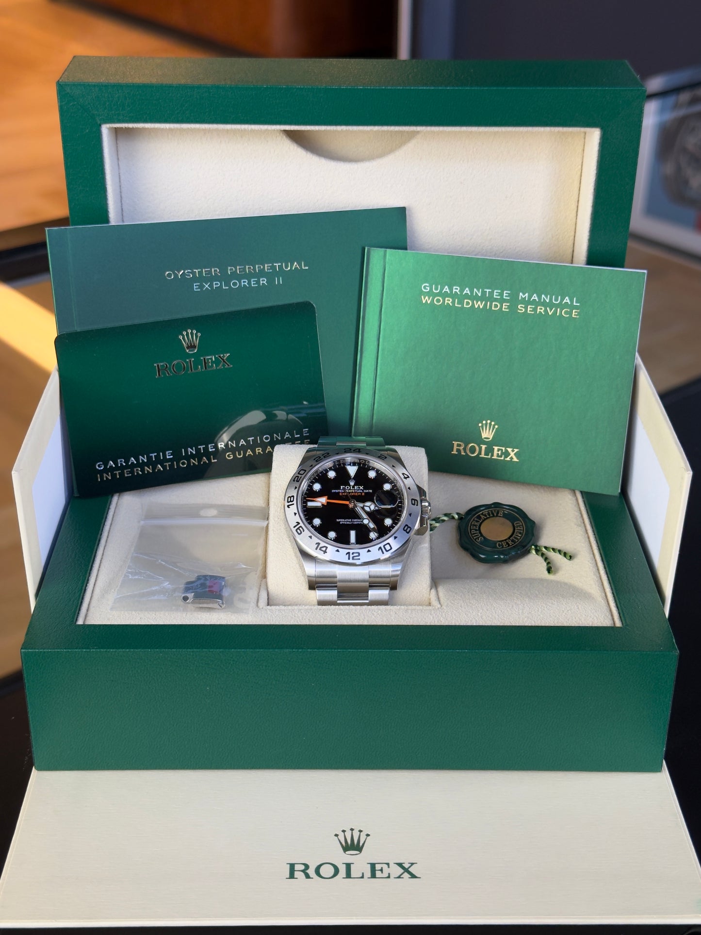 Rolex Explorer II 226570 Black Dial Brand New