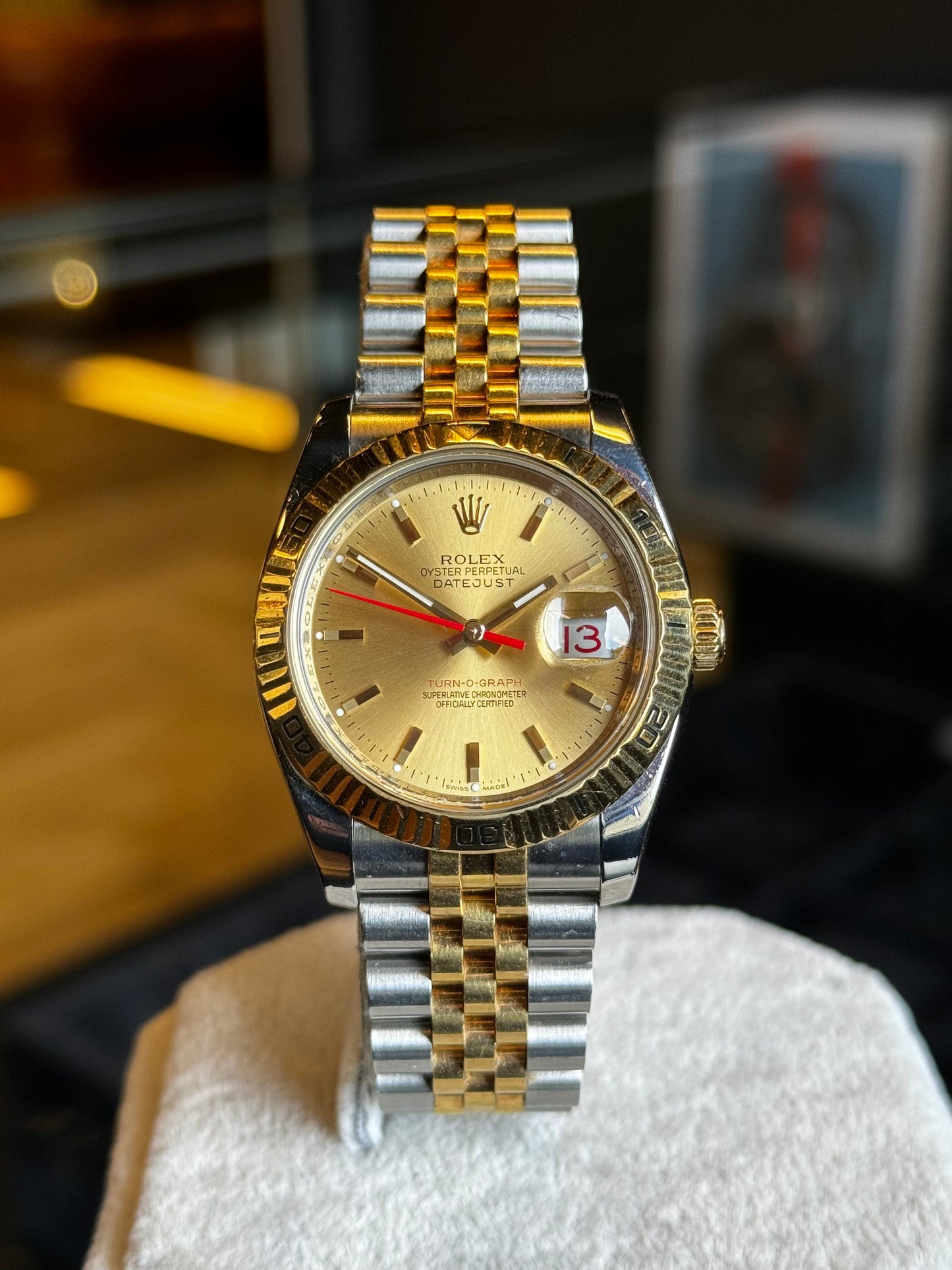 Rolex Datejust Turn O Graph 116263 Pre Owned