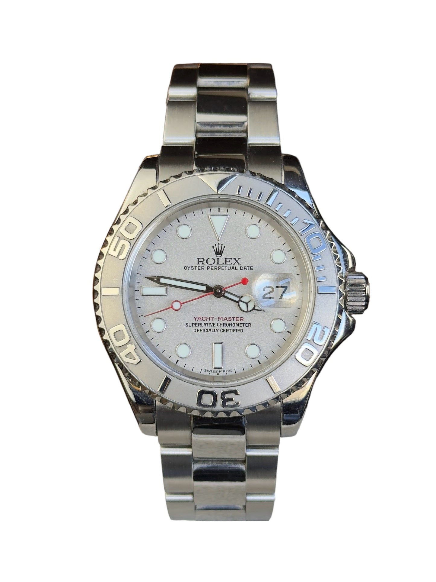 Rolex Yachtmaster 40 16622 Silver Dial Pre Owned
