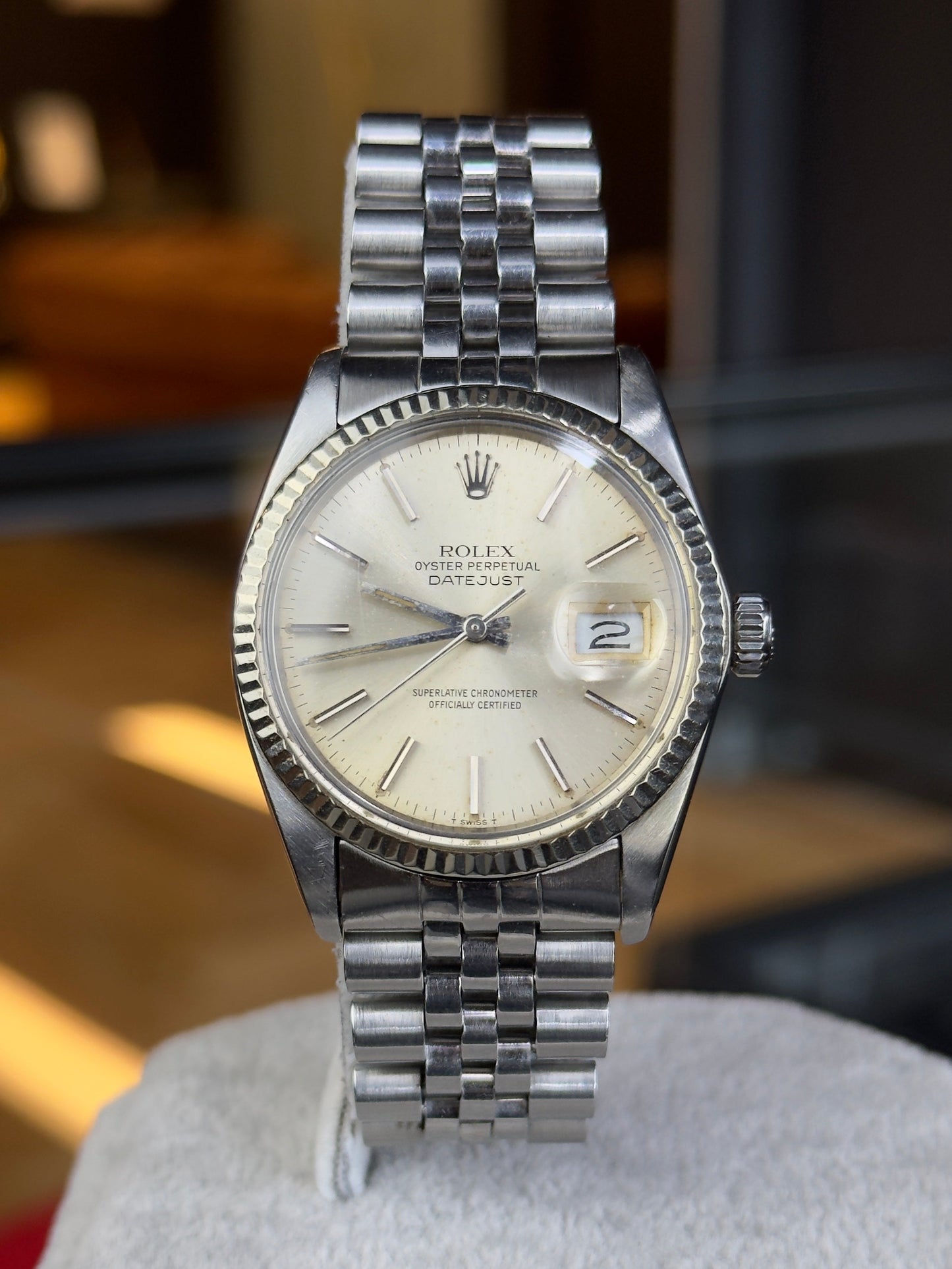 Rolex Datejust 36 16014 Silver Dial Pre Owned