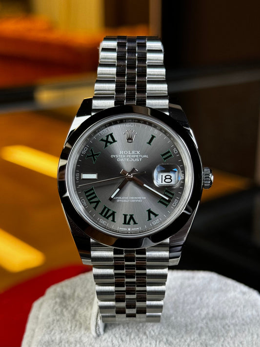 Rolex Datejust 41 126300 Wimbledon Dial Brand New