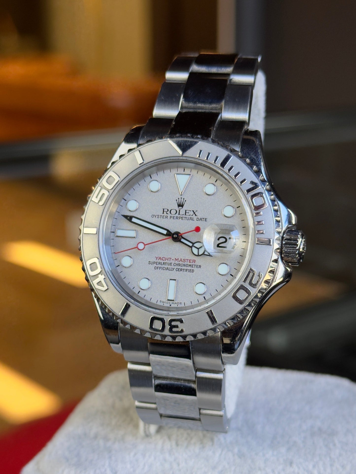 Rolex Yachtmaster 40 16622 Silver Dial Pre Owned