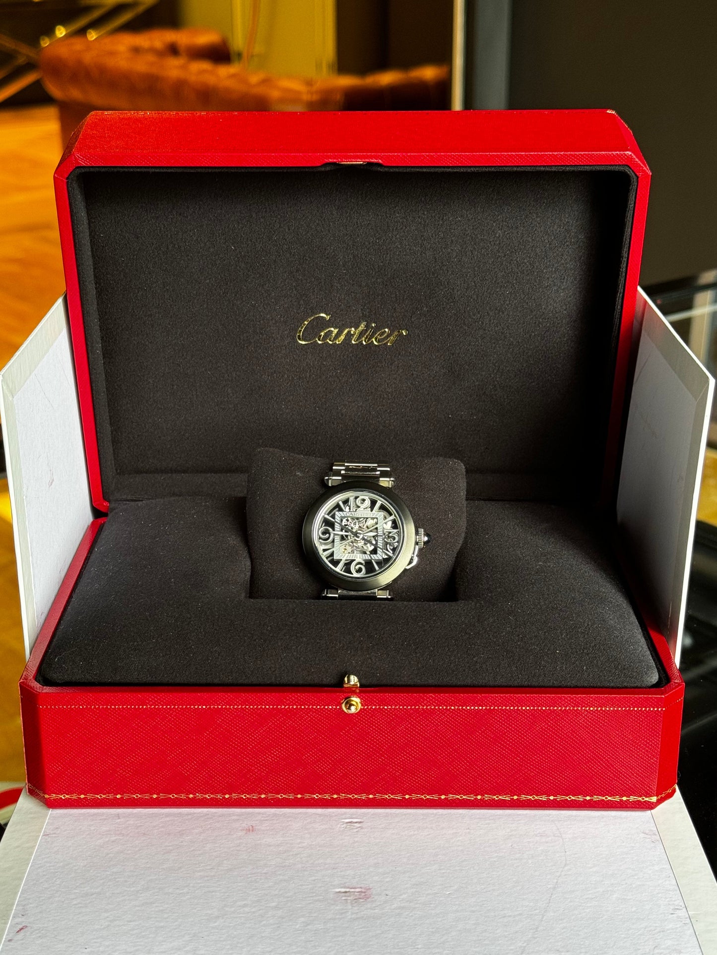 Cartier Pasha Skeleton Watch