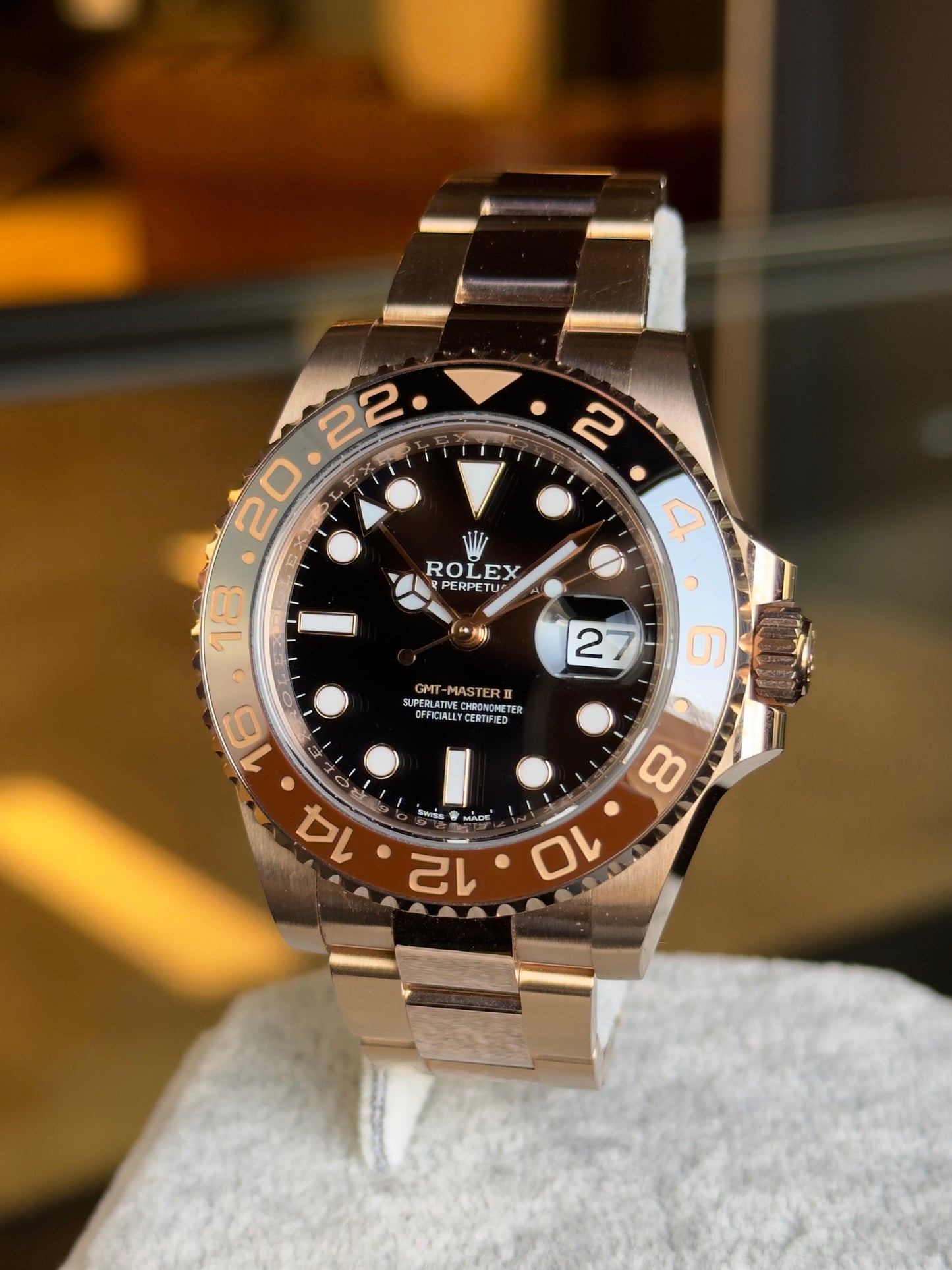 Rolex GMT Master II 126715CHNR Rootbeer Pre Owned