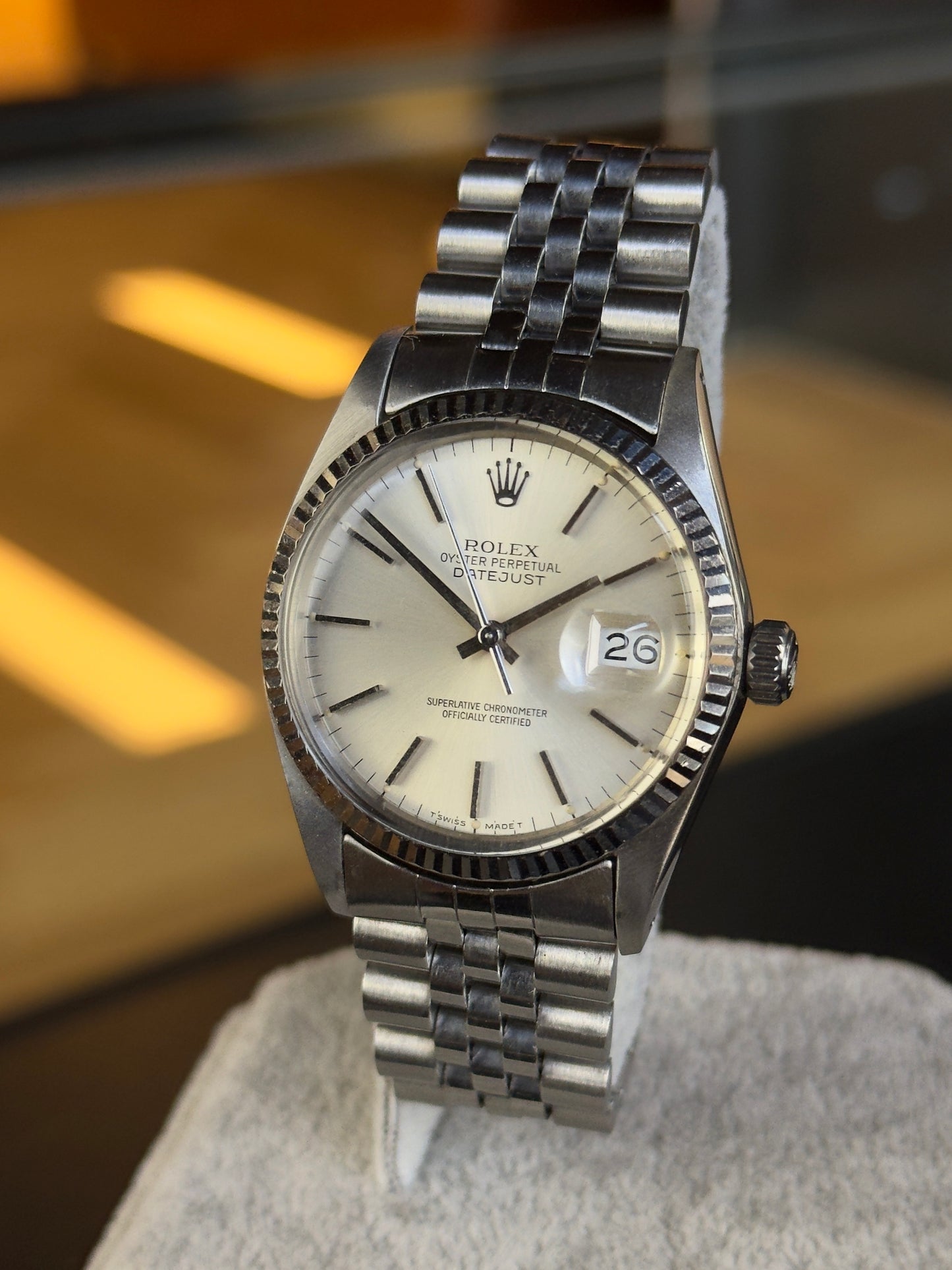 Rolex Datejust 36 16014 Silver Dial Pre Owned