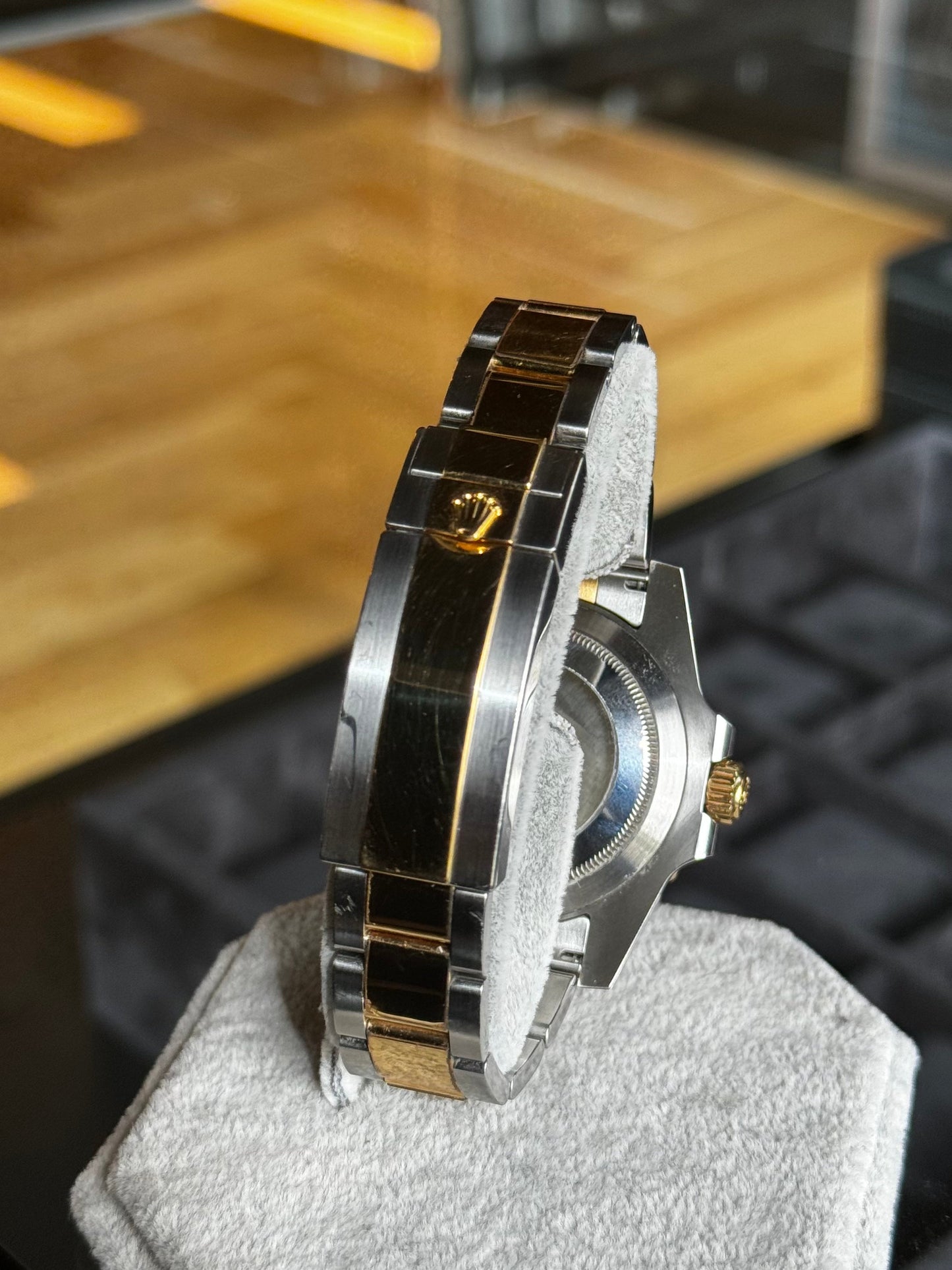 Rolex Submariner Two Tone Black Dial Pre Owned