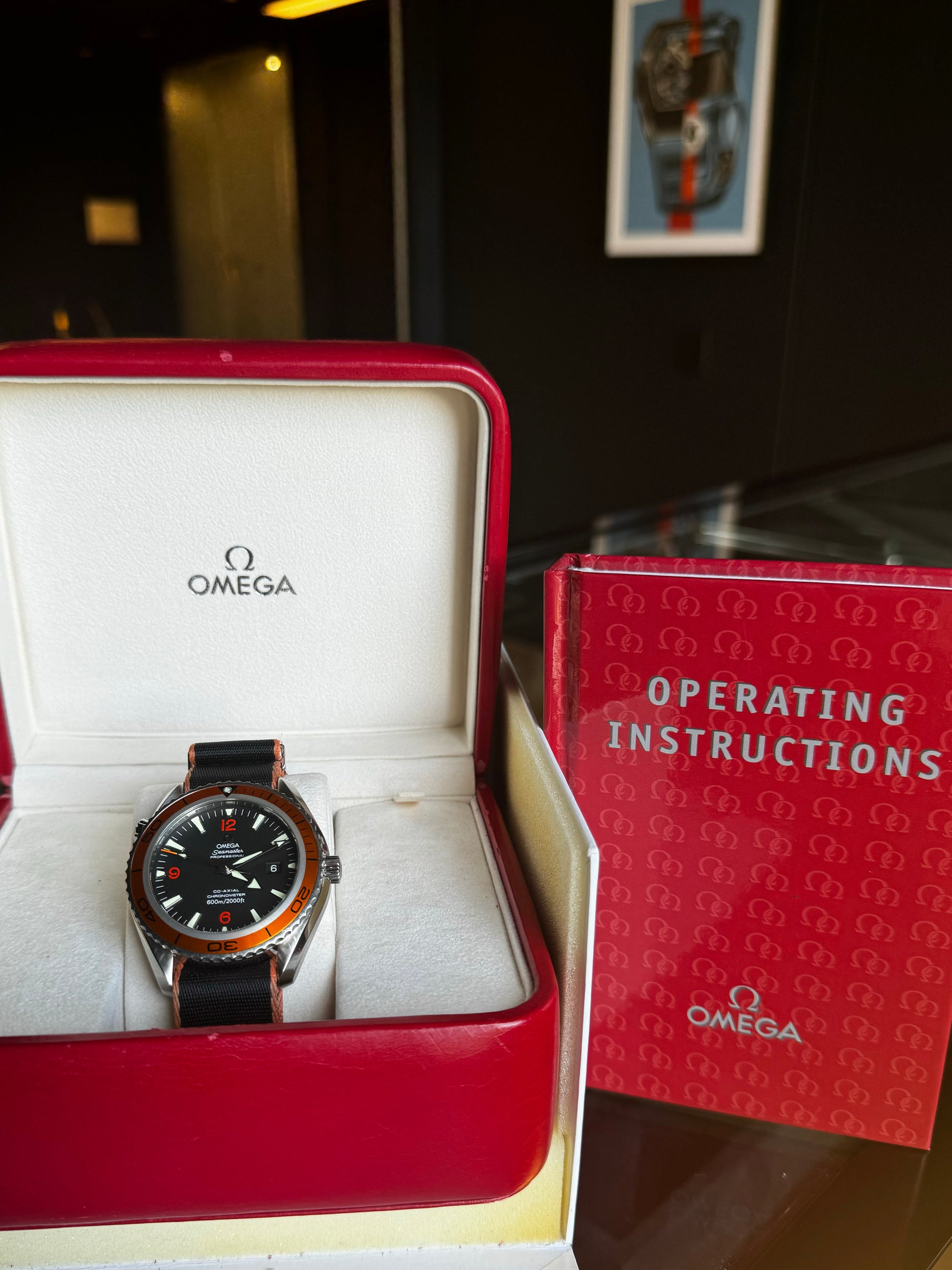 Omega Planet Ocean Orange Bezel