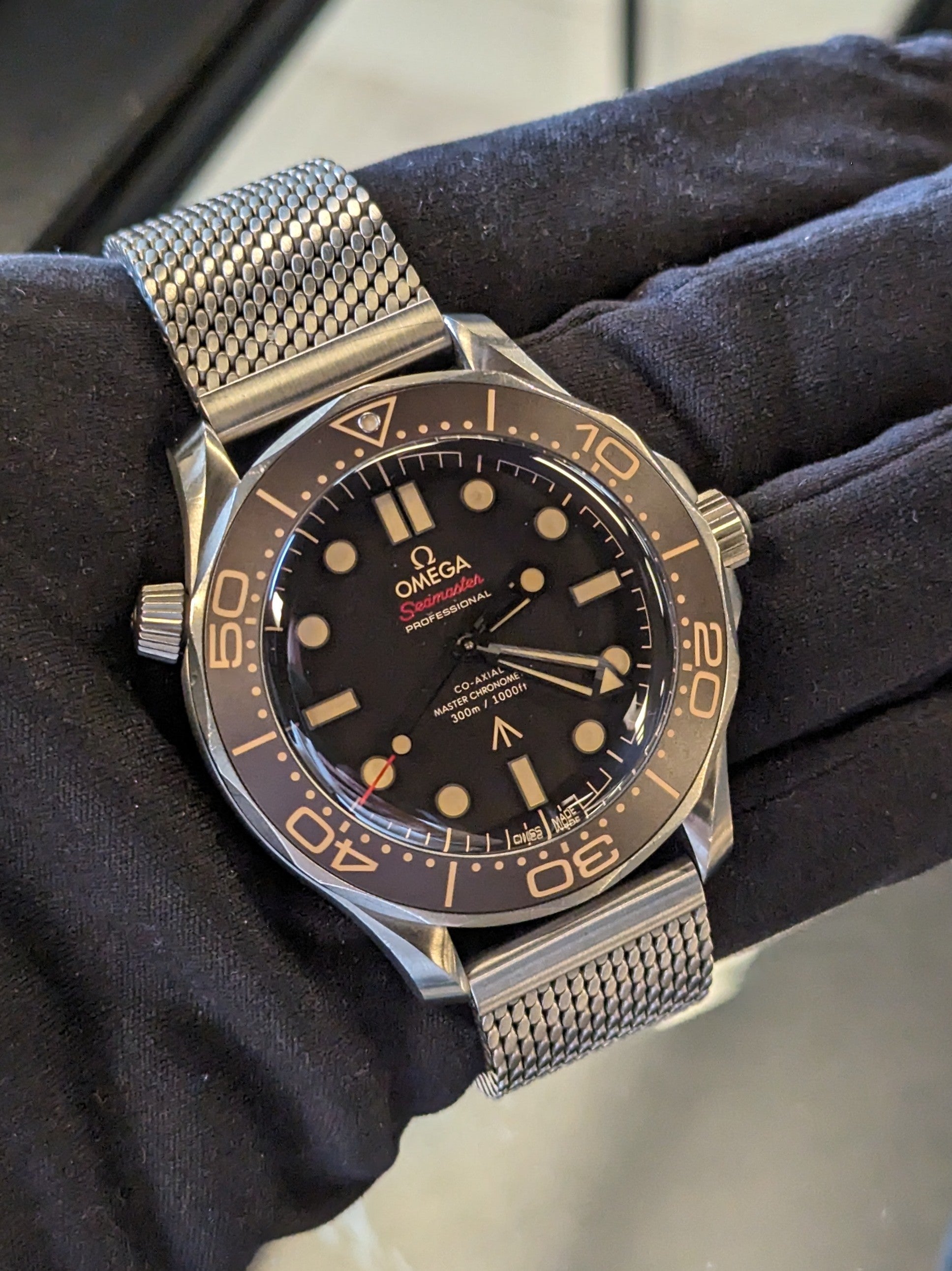 Omega Seamaster Black Dial