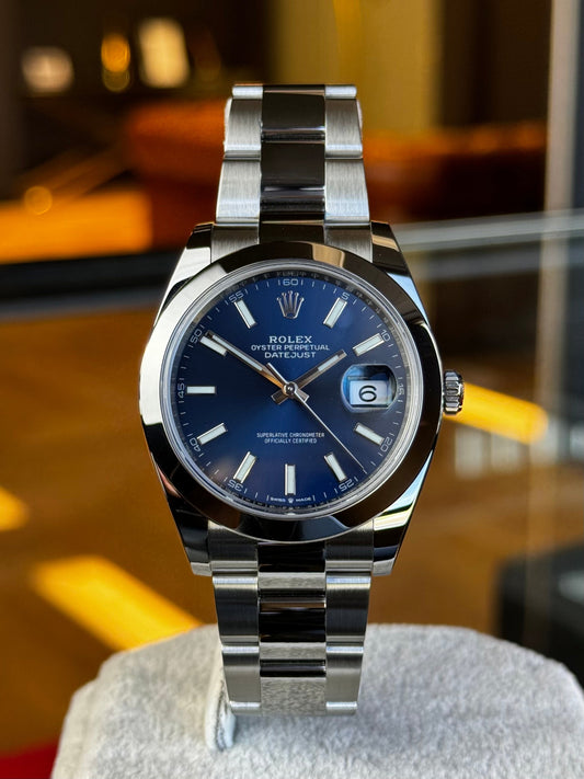 Rolex Datejust 41 126300 Blue Dial
