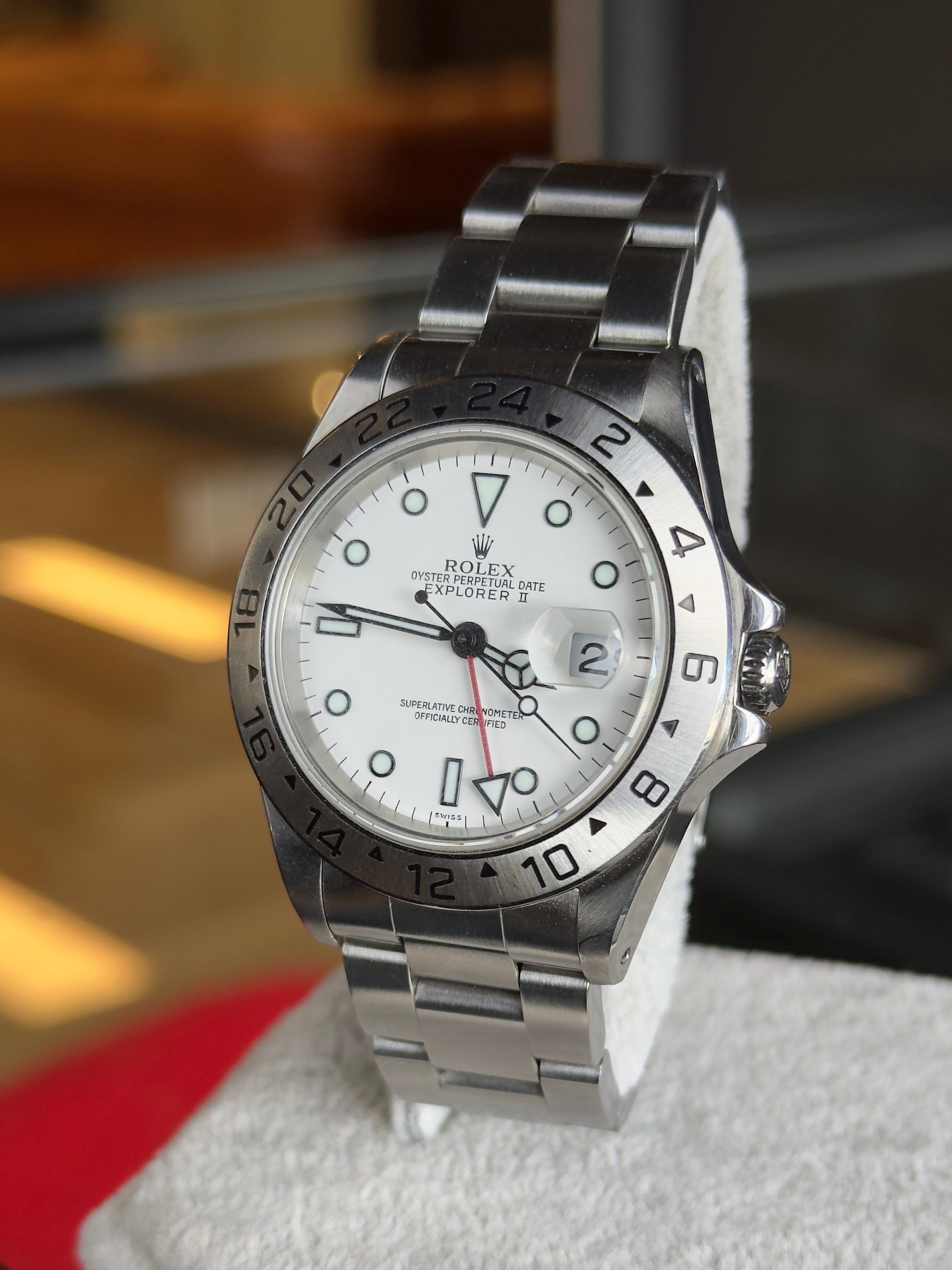 Rolex Explorer II 16570 Swiss Only Dial