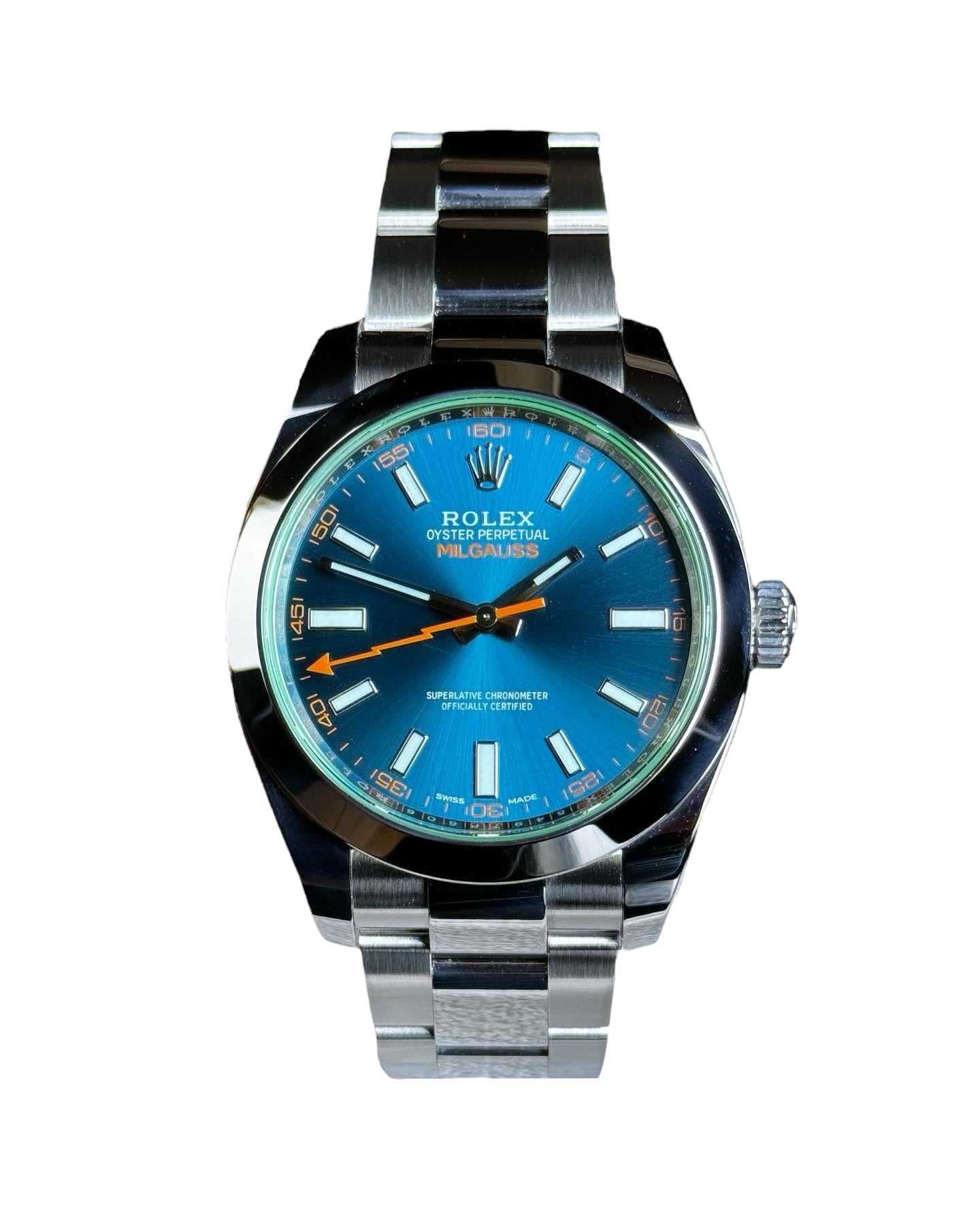 Rolex Milgauss 116400GV Z Blue Dial