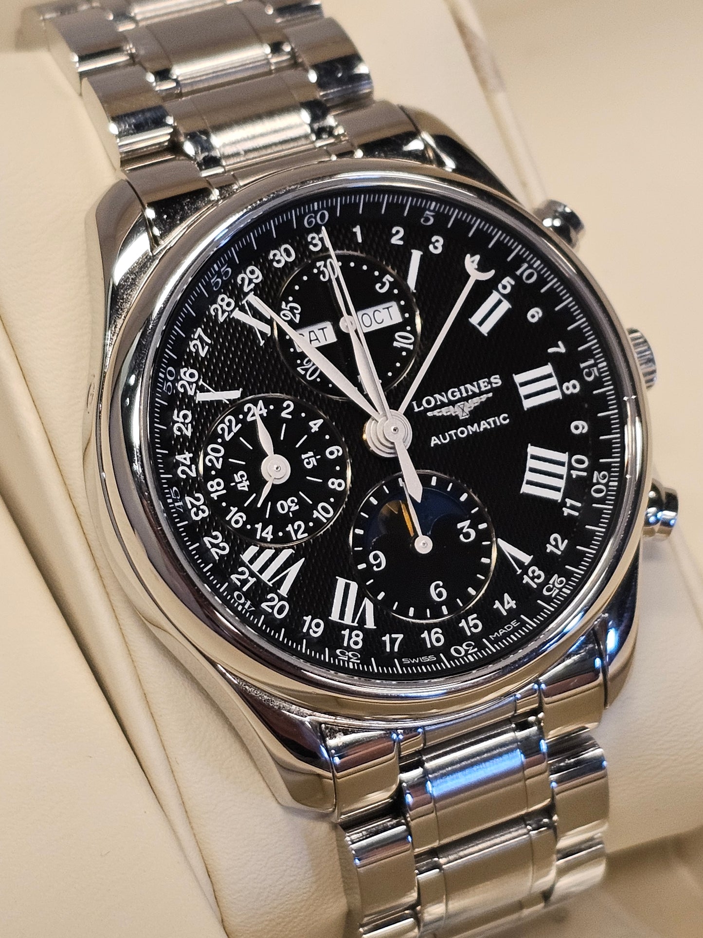 Longines Mater Collection Black Dial Pre Owned