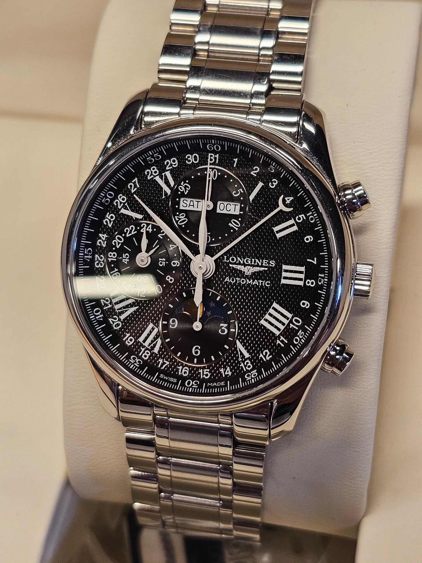 Longines Mater Collection Black Dial Pre Owned